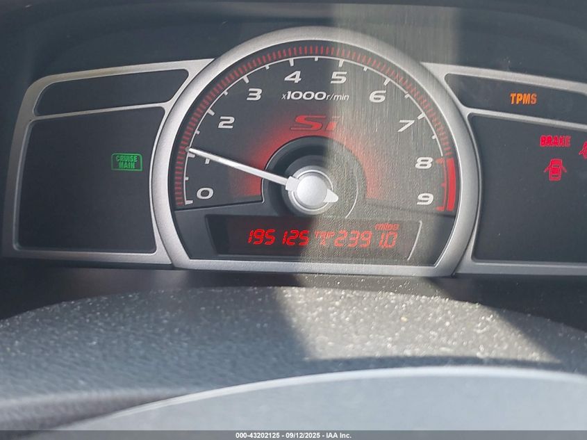 2008 Honda Civic Si VIN: 2HGFG21568H707799 Lot: 43202125