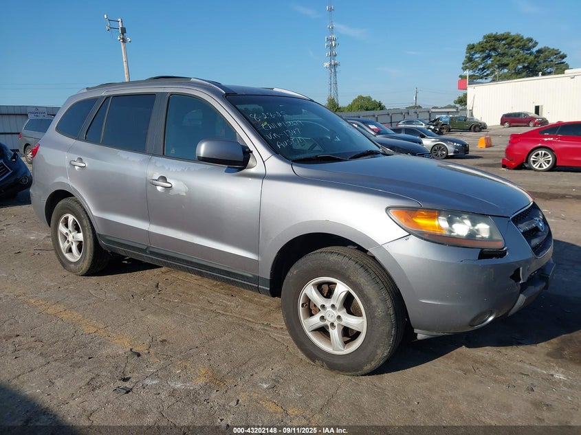 2007 Hyundai Santa Fe Gls grey other gasoline 5NMSG13D17H051347 photo #1