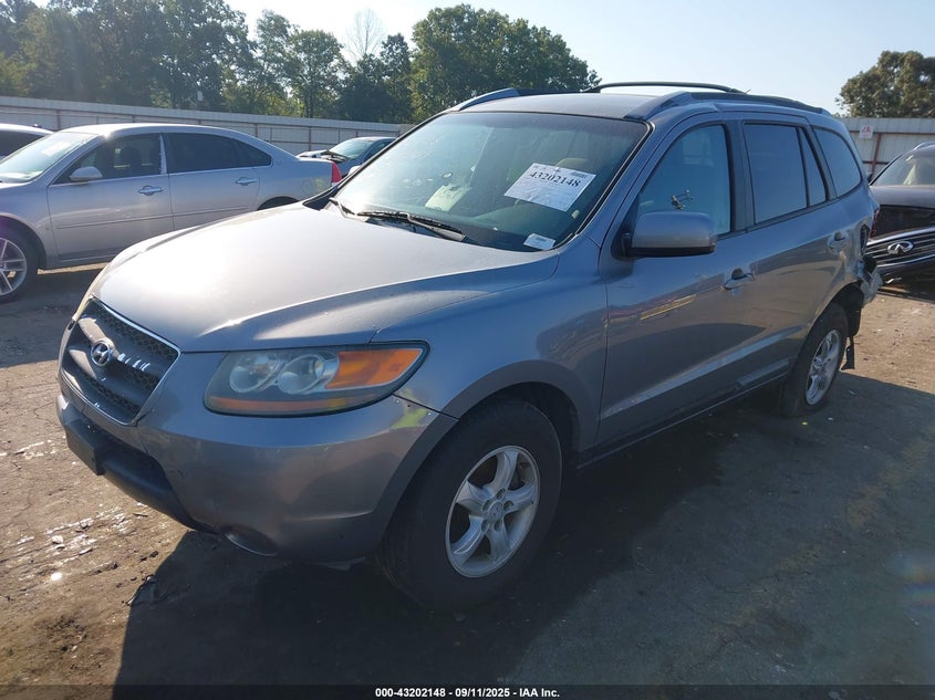 2007 Hyundai Santa Fe Gls grey other gasoline 5NMSG13D17H051347 photo #3