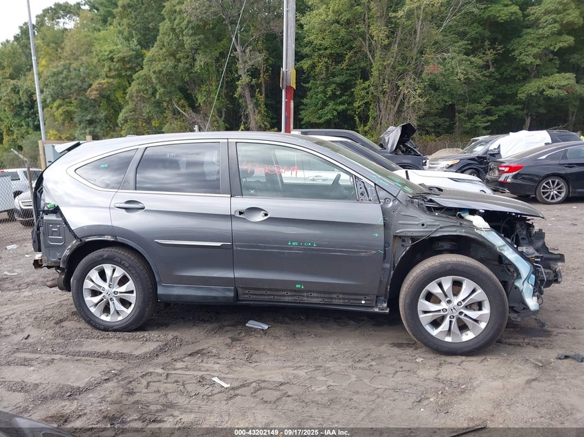 2012 Honda Cr-V Ex-L VIN: JHLRM4H71CC009624 Lot: 43202149