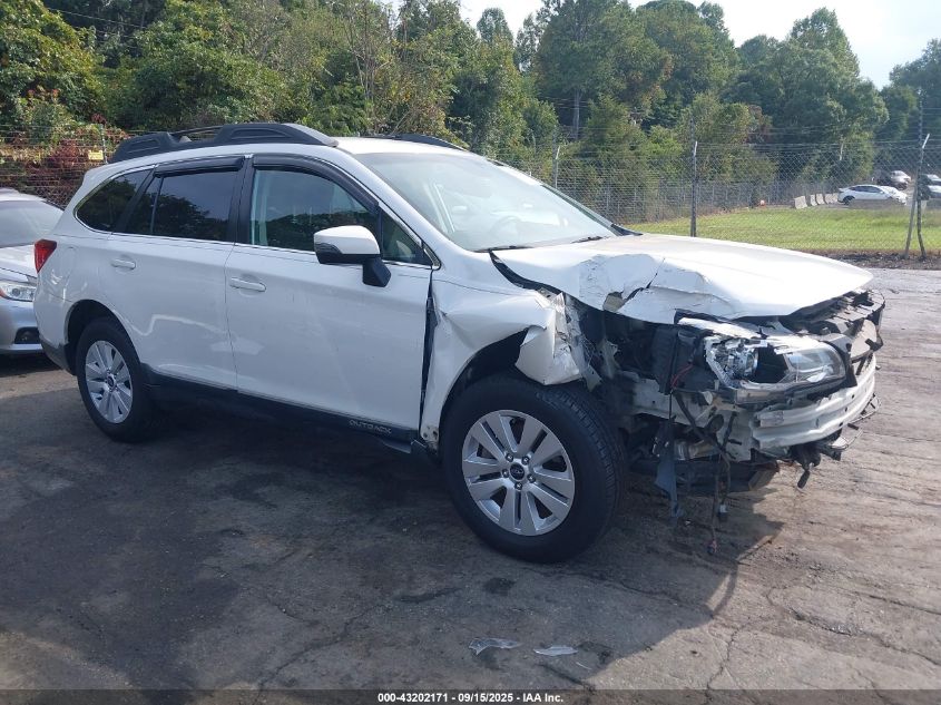 2017 Subaru Outback 2.5I Premium VIN: 4S4BSAFC0H3382434 Lot: 43202171