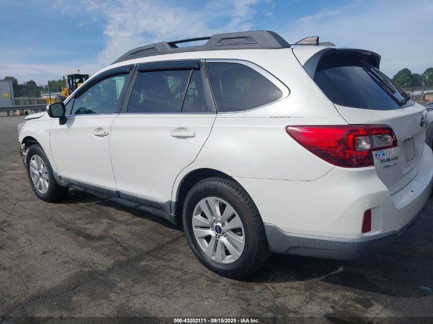 2017 Subaru Outback 2.5I Premium VIN: 4S4BSAFC0H3382434 Lot: 43202171