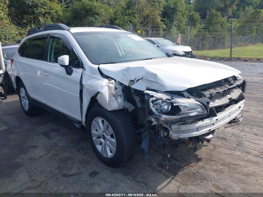 2017 Subaru Outback 2.5I Premium VIN: 4S4BSAFC0H3382434 Lot: 43202171