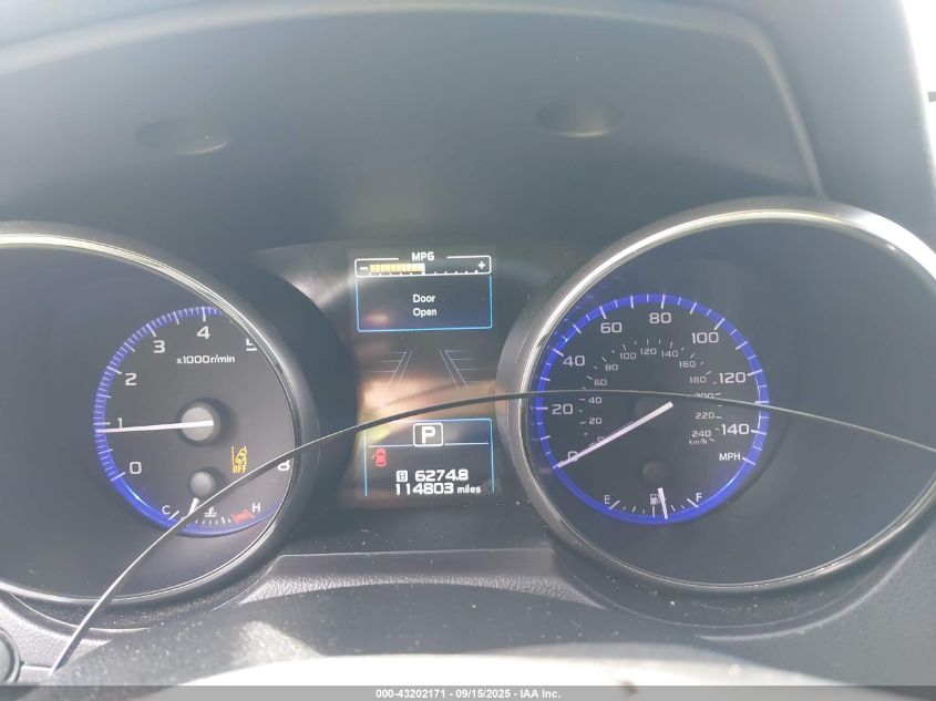 2017 Subaru Outback 2.5I Premium VIN: 4S4BSAFC0H3382434 Lot: 43202171