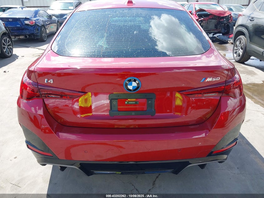 2025 BMW I4 M50 VIN: WBY33HD0XSFT94067 Lot: 43202262