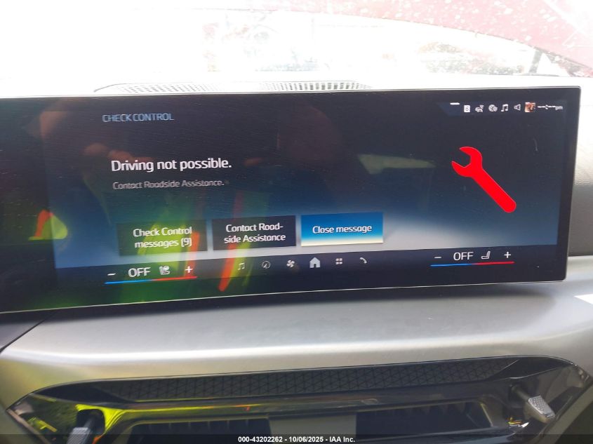 2025 BMW I4 M50 VIN: WBY33HD0XSFT94067 Lot: 43202262