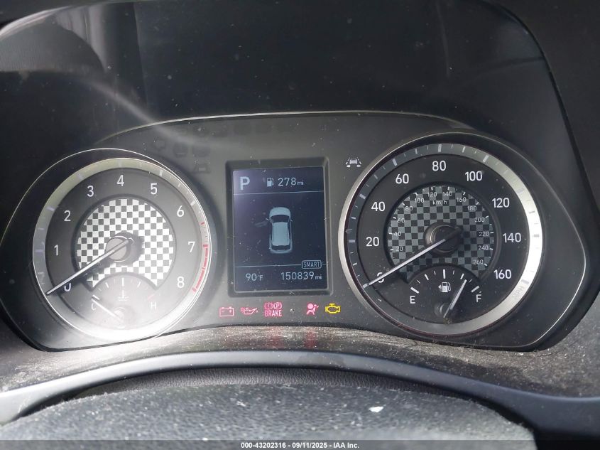 2020 Hyundai Veloster 2.0 VIN: KMHTG6AF8LU022433 Lot: 43202316