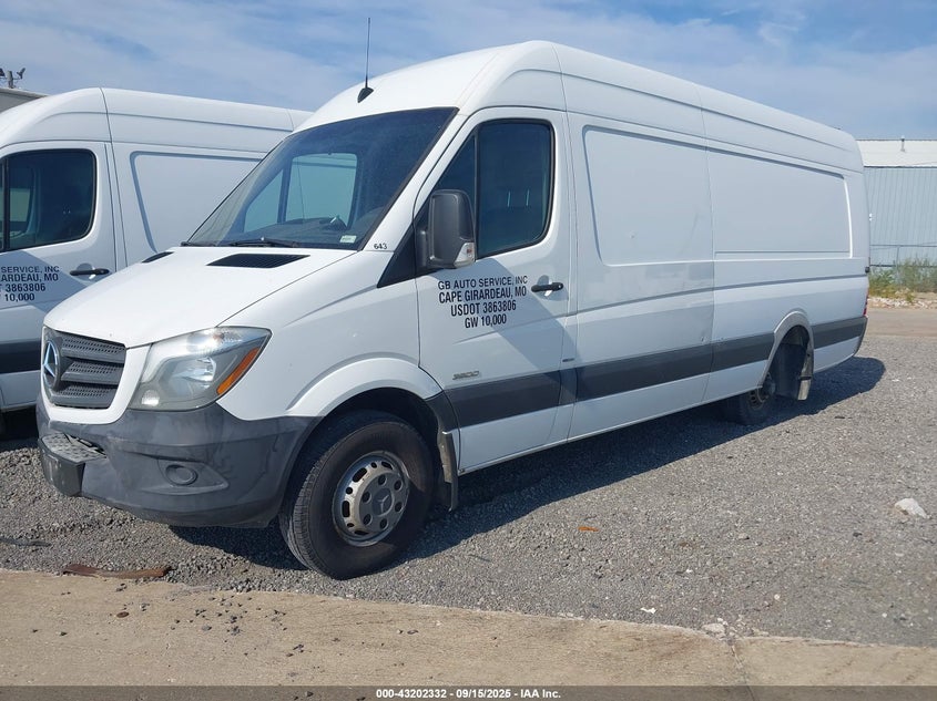 Vin: wd3pf1dd8gp251926, lot: 43696789, mercedes-benz sprinter 3500 high roof 20162