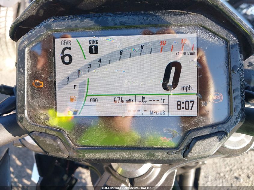 2025 Kawasaki Er650 N VIN: ML5EREN1XSDAF3691 Lot: 43202343