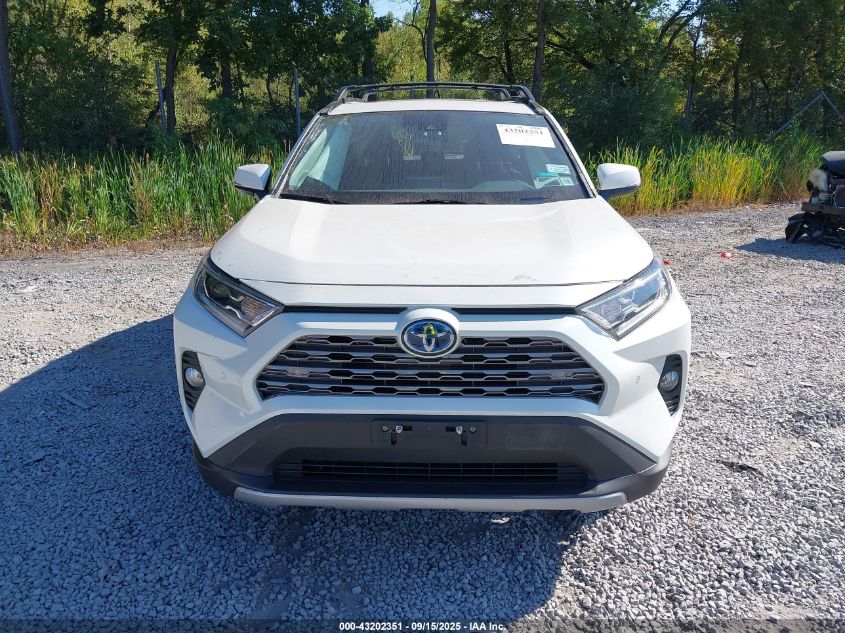 2021 Toyota Rav4 Hybrid Limited VIN: 2T3D6RFV0MW025666 Lot: 43202351