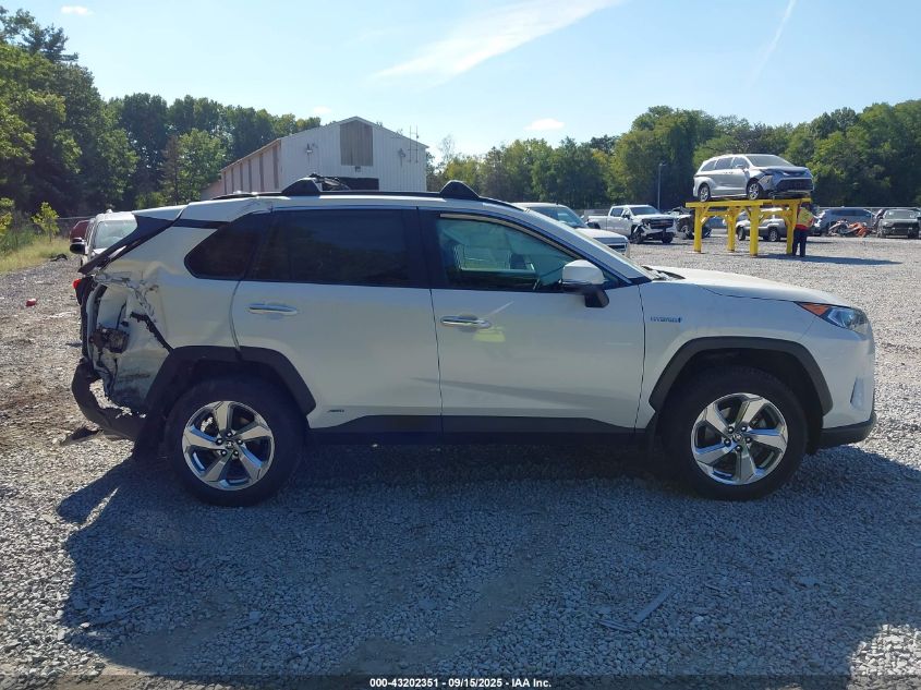 2021 Toyota Rav4 Hybrid Limited VIN: 2T3D6RFV0MW025666 Lot: 43202351