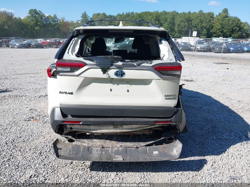 2021 Toyota Rav4 Hybrid Limited VIN: 2T3D6RFV0MW025666 Lot: 43202351