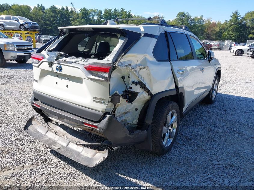 2021 Toyota Rav4 Hybrid Limited VIN: 2T3D6RFV0MW025666 Lot: 43202351