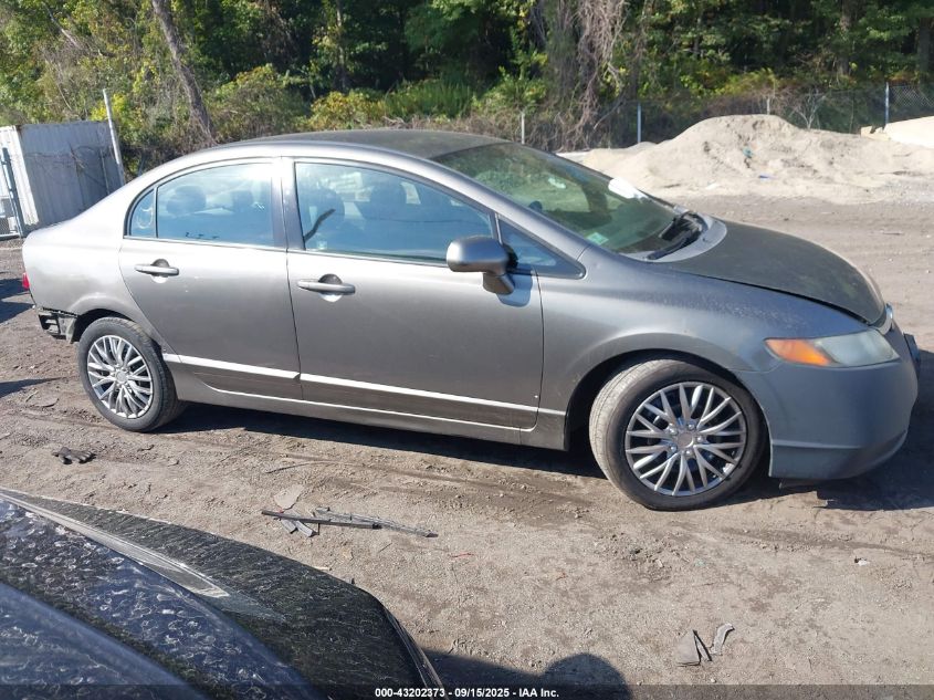 2008 Honda Civic Lx VIN: 2HGFA16588H302922 Lot: 43202373