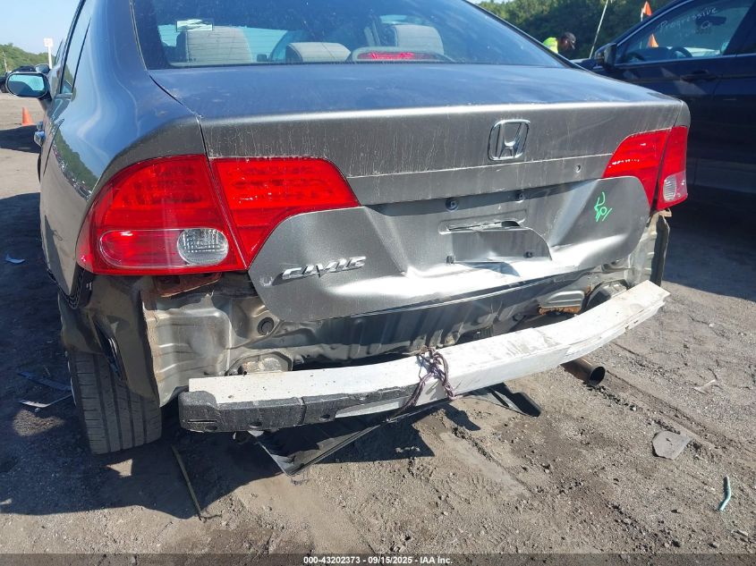 2008 Honda Civic Lx VIN: 2HGFA16588H302922 Lot: 43202373