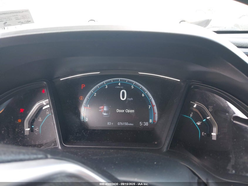 2020 HONDA CIVIC LX - 2HGFC2F62LH523465