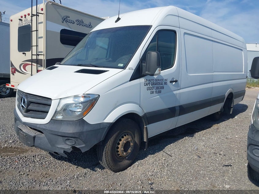 Vin: wd3pf1cd7jp622602, lot: 43696941, mercedes-benz sprinter high roof v6 20182