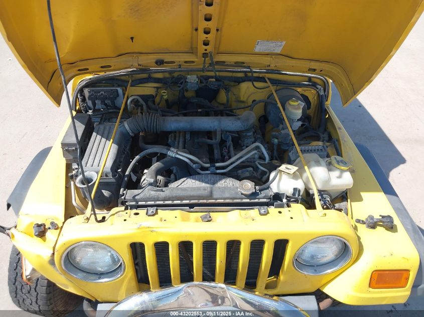 2004 Jeep Wrangler X VIN: 1J4FA39S24P783469 Lot: 43202553