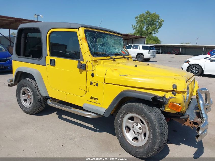 2004 Jeep Wrangler X VIN: 1J4FA39S24P783469 Lot: 43202553