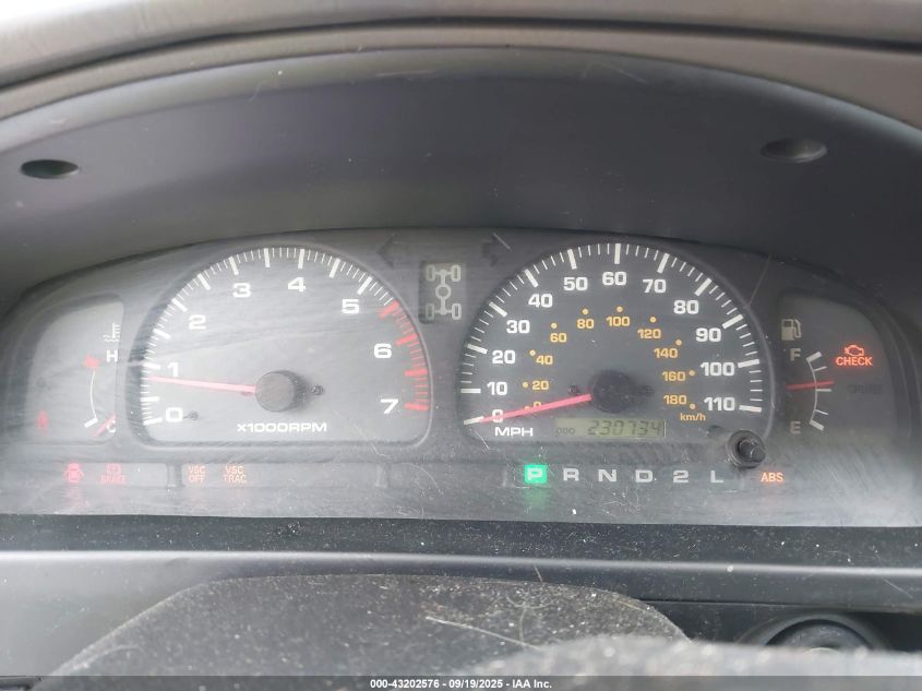 2001 Toyota 4Runner Sr5 V6 VIN: JT3HN86R819052213 Lot: 43202576