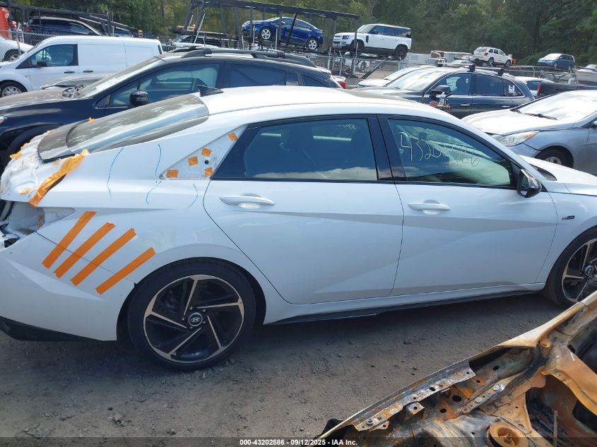 2022 Hyundai Elantra N Line VIN: KMHLR4AF1NU230865 Lot: 43202586