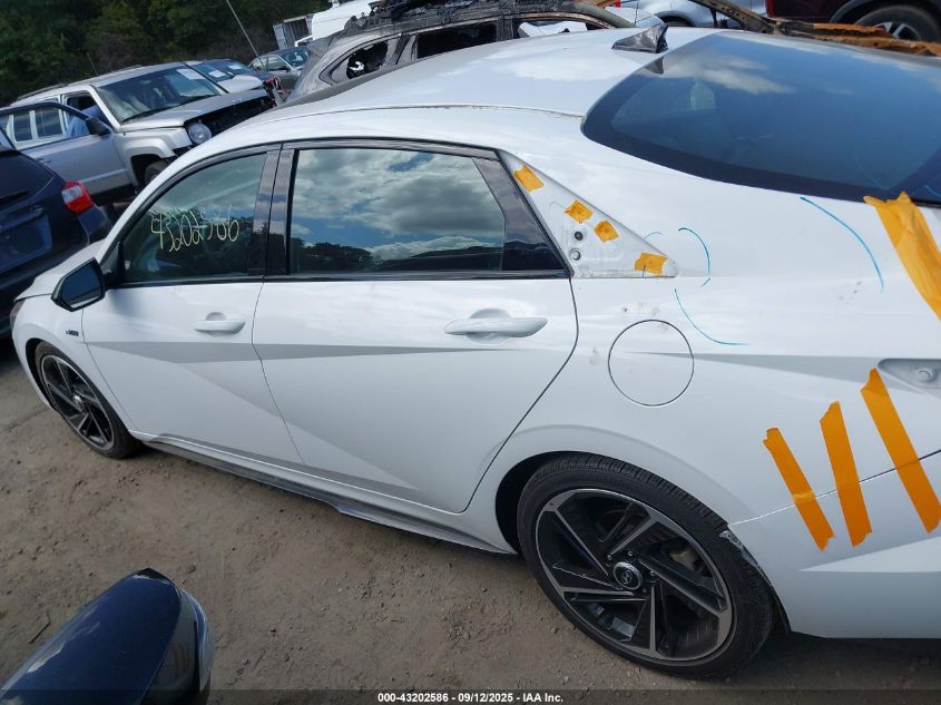 2022 Hyundai Elantra N Line VIN: KMHLR4AF1NU230865 Lot: 43202586