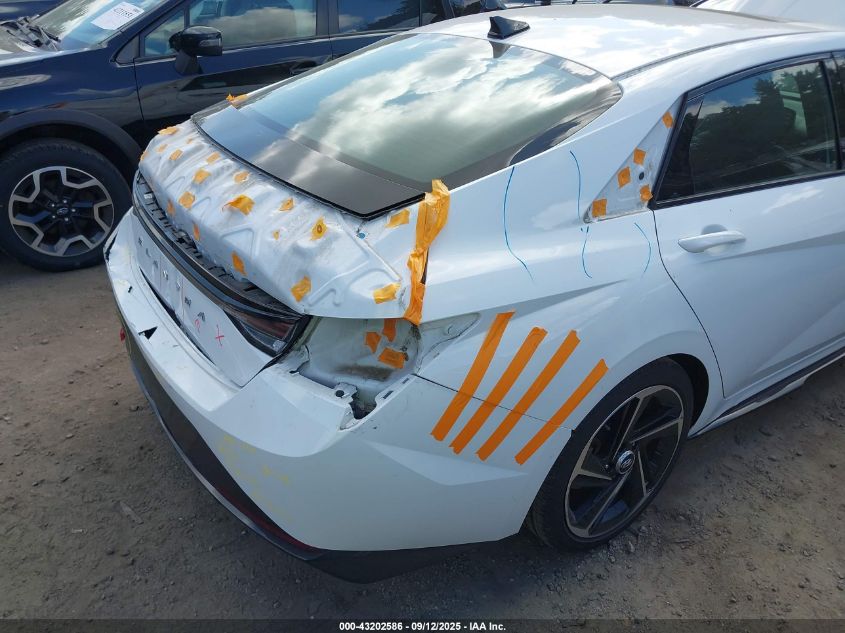 2022 Hyundai Elantra N Line VIN: KMHLR4AF1NU230865 Lot: 43202586