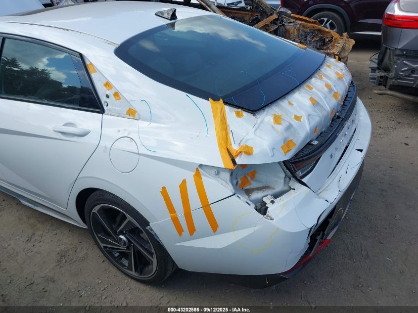 2022 Hyundai Elantra N Line VIN: KMHLR4AF1NU230865 Lot: 43202586