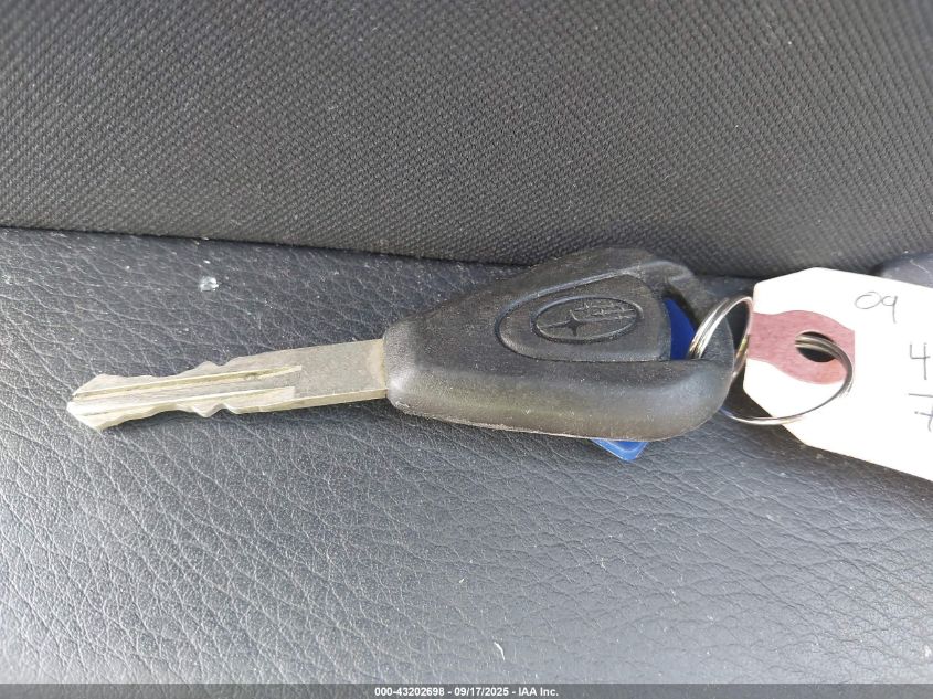 2009 Subaru Outback 2.5I VIN: 4S4BP60C096337825 Lot: 43202698