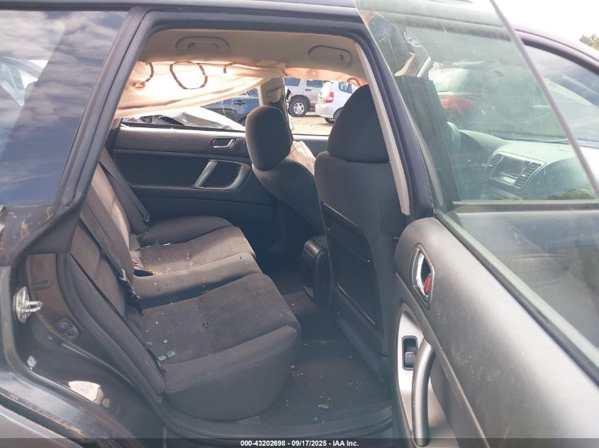 2009 Subaru Outback 2.5I VIN: 4S4BP60C096337825 Lot: 43202698