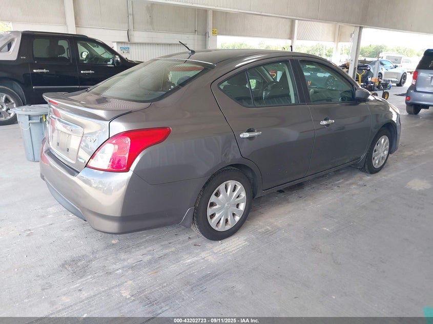 Vin: 3n1cn7ap9gl843858, lot: 43697181, nissan versa 1.6 sv 20164