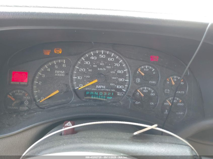 2000 Chevrolet Silverado 2500 Ls VIN: 1GCGK29UXYE200408 Lot: 43202729