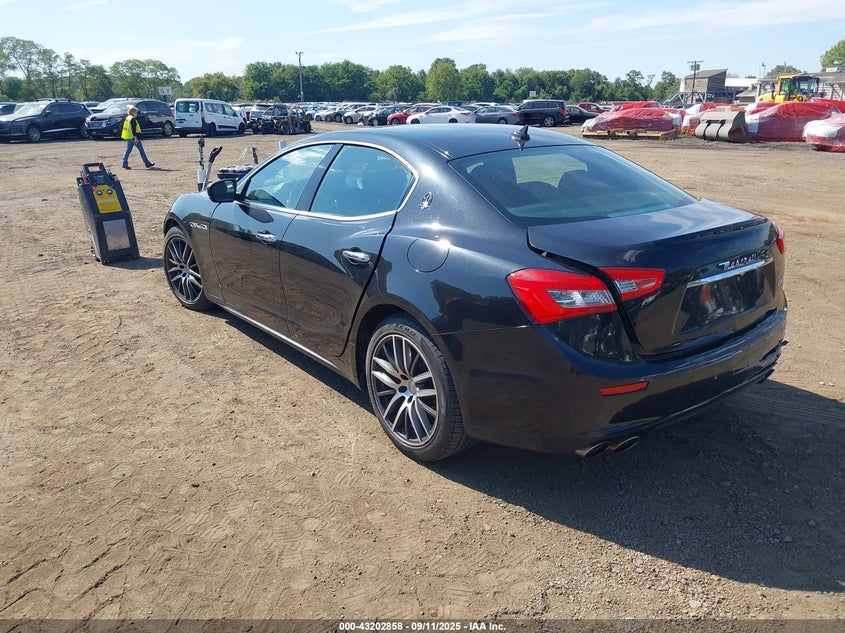 2017 Maserati Ghibli black sedan gasoline ZAM57XSA3H1197716 photo #4