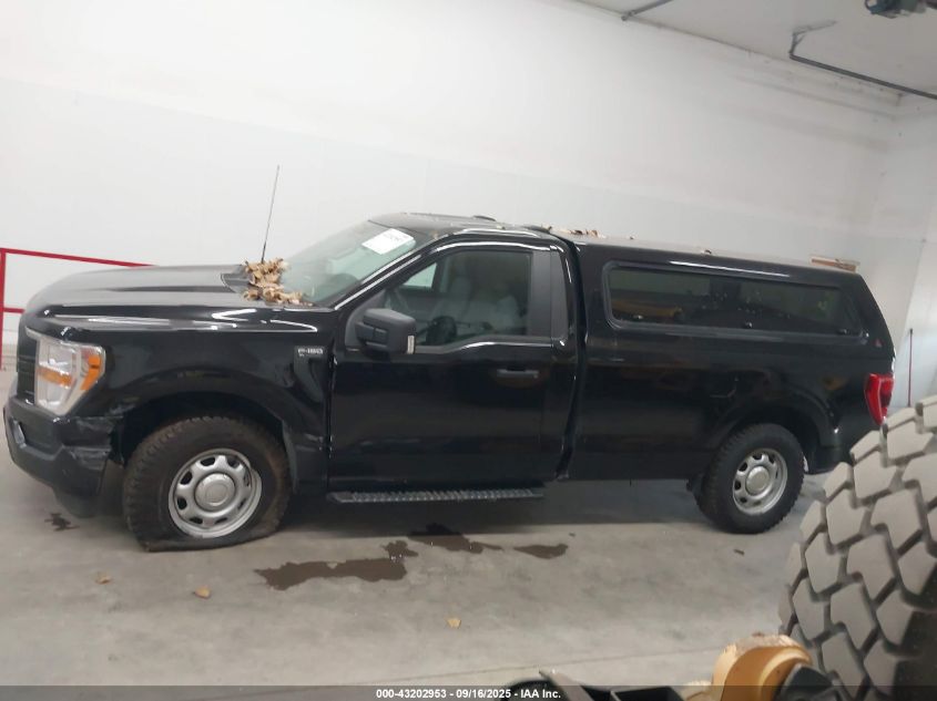 2021 Ford F-150 Xl VIN: 1FTMF1CB8MKD58587 Lot: 43202953