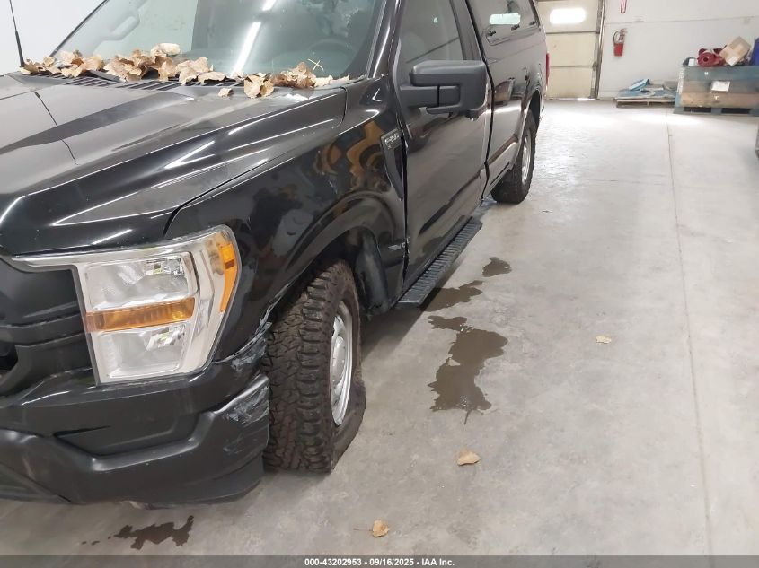 2021 Ford F-150 Xl VIN: 1FTMF1CB8MKD58587 Lot: 43202953