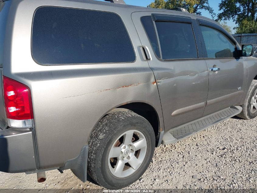 2006 Nissan Armada Se VIN: 5N1AA08A66N731022 Lot: 43202979