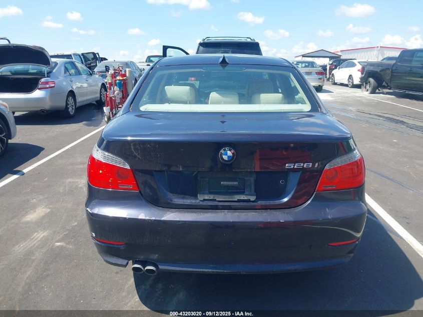 2008 BMW 528I VIN: WBANU53558C116980 Lot: 43203020