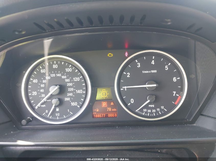 2008 BMW 528I VIN: WBANU53558C116980 Lot: 43203020