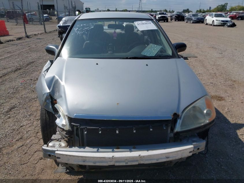 2003 Honda Civic Lx VIN: JHMES16573S003137 Lot: 43203034