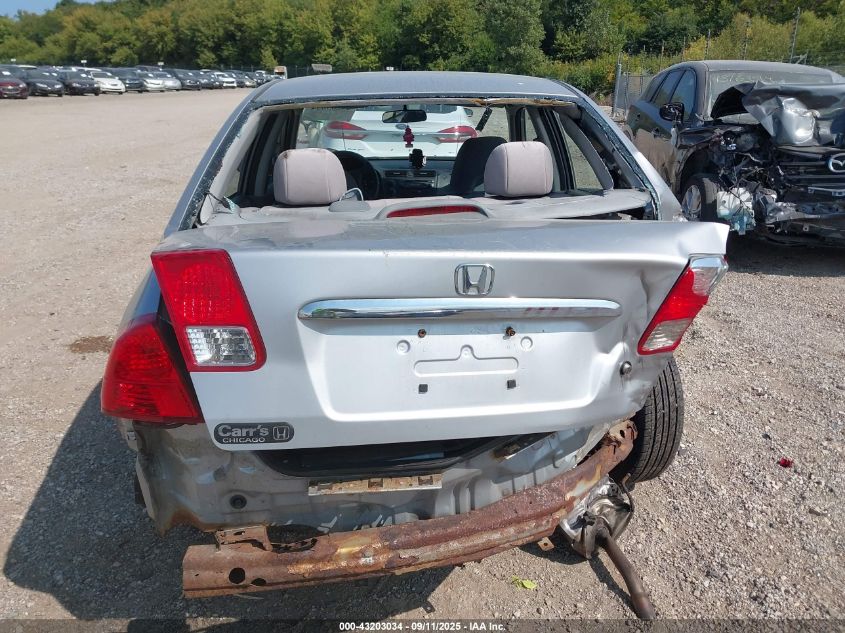 2003 Honda Civic Lx VIN: JHMES16573S003137 Lot: 43203034