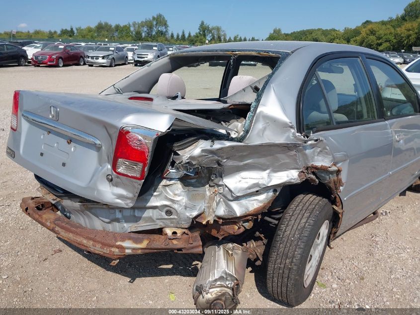 2003 Honda Civic Lx VIN: JHMES16573S003137 Lot: 43203034