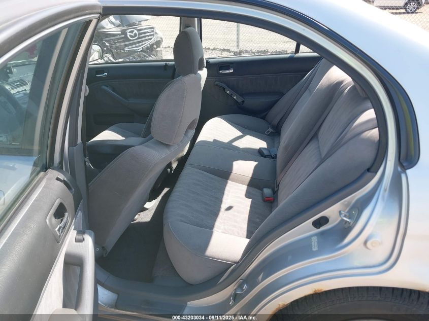 2003 Honda Civic Lx VIN: JHMES16573S003137 Lot: 43203034