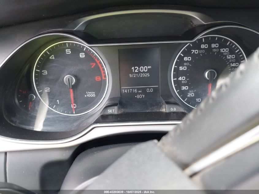 2013 Audi A4 2.0T Premium VIN: WAUBFAFL4DN031305 Lot: 43203039