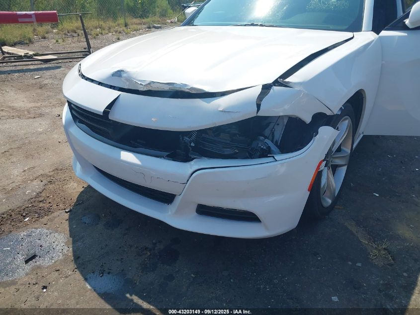 2015 Dodge Charger Sxt VIN: 2C3CDXHG5FH778038 Lot: 43203149