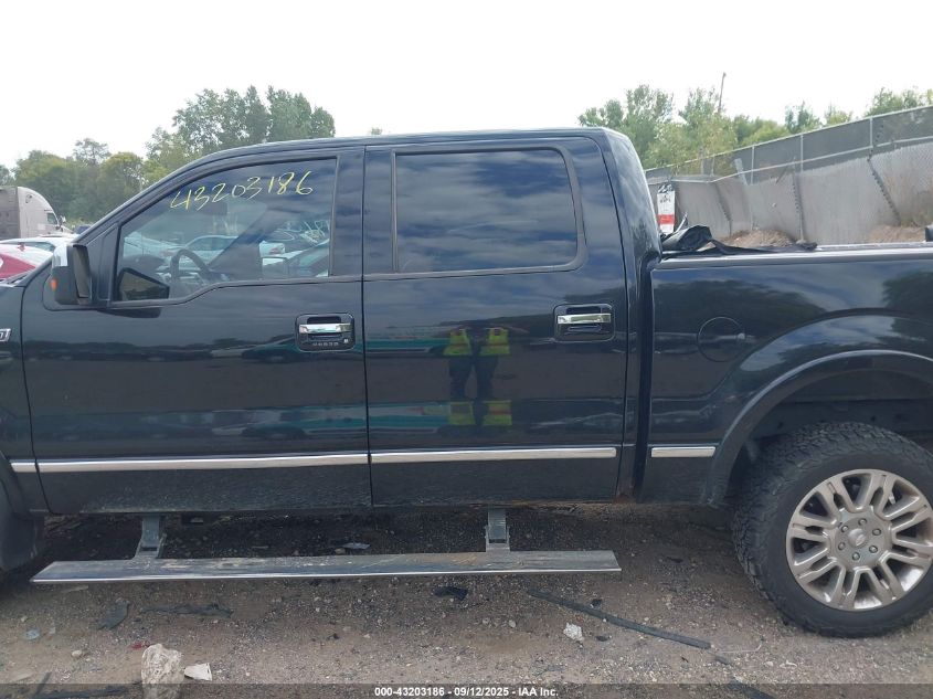 2009 Ford F-150 Fx4/King Ranch/Lariat/Platinum/Xl/Xlt VIN: 1FTPW14V39FA62186 Lot: 43203186