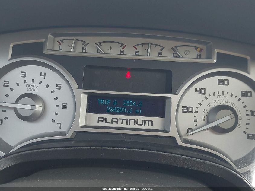 2009 Ford F-150 Fx4/King Ranch/Lariat/Platinum/Xl/Xlt VIN: 1FTPW14V39FA62186 Lot: 43203186