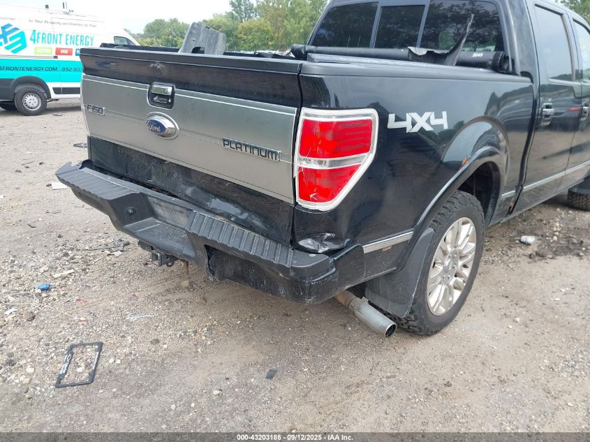 2009 Ford F-150 Fx4/King Ranch/Lariat/Platinum/Xl/Xlt VIN: 1FTPW14V39FA62186 Lot: 43203186