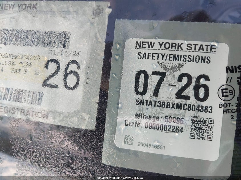 2021 NISSAN ROGUE SV INTELLIGENT AWD - 5N1AT3BBXMC804883