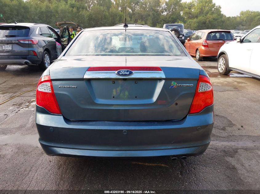 2011 Ford Fusion Hybrid VIN: 3FADP0L36BR144020 Lot: 43203190