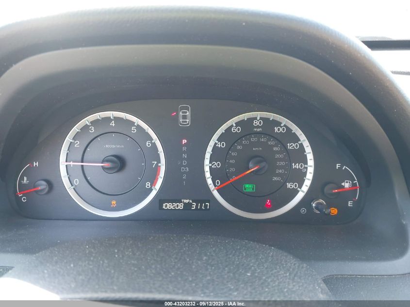 2011 Honda Accord 2.4 Ex-L VIN: 1HGCP2F89BA055286 Lot: 43203232